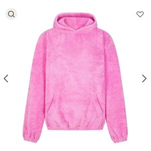 BNWT SKIMS TERRY LOUNGS HOODIE IN XS COLOR OXIDE